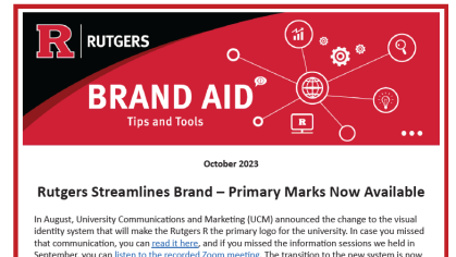 Brand Aid Newsletter