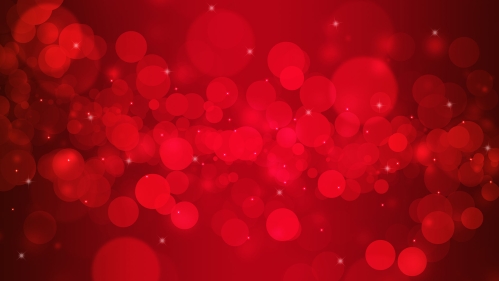 red and dark circular designs