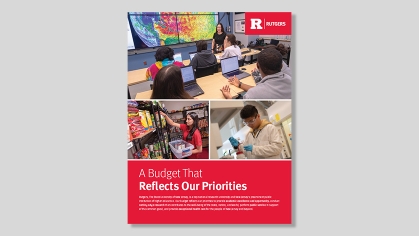 The cover of the Government Relations Budget Brochure