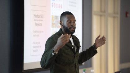 Brandom Smithwrick shared the latest social media trends and best practices