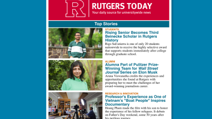 Rutgers Today email