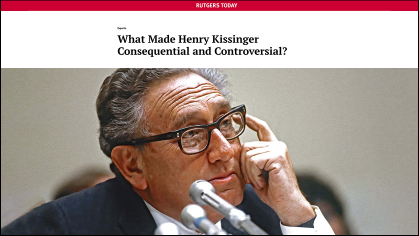 Kissinger Reflection