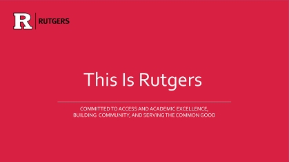 This Is Rutgers Cover