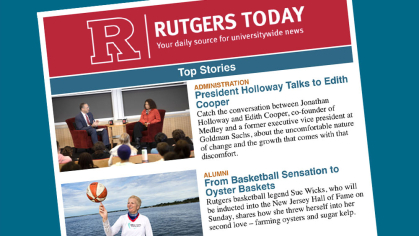 Rutgers Today enewsletter