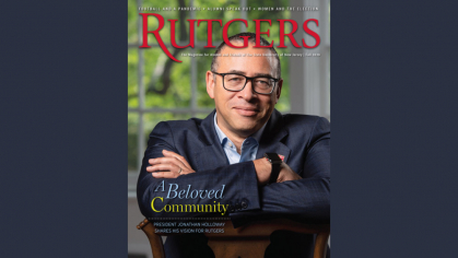 President Holloway featured in Rutgers Magazine
