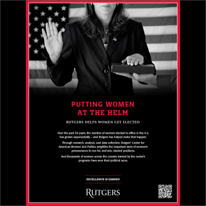 Center for American Women and Politics ad