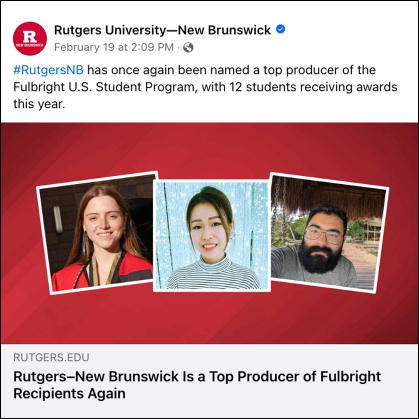 Fulbright Winners