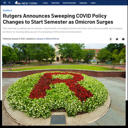 COVID policy change as omnicron surges
