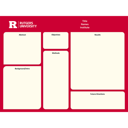 Rutgers university research poster