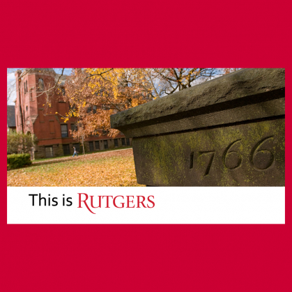 This is Rutgers powerpoint cover