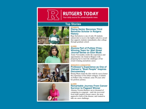 An example of a Rutgers Today Thumbnail