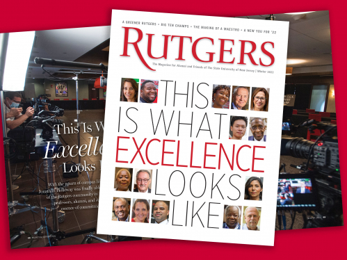 Rutgers Magazine winter 2022 edition cover