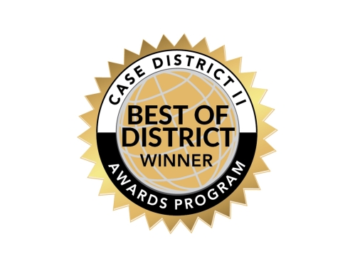 CASE District II Best of District Winner seal