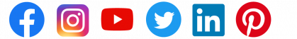 Sample of social media icons