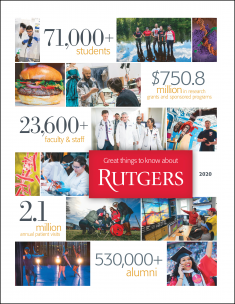 Great things to know about Rutgers 2020 brochure